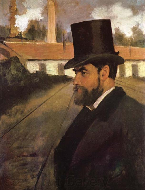 Edgar Degas The man in front of his factory France oil painting art